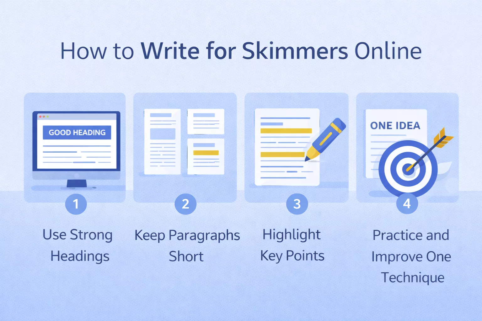 Digital writing techniques: how to write for skimmers