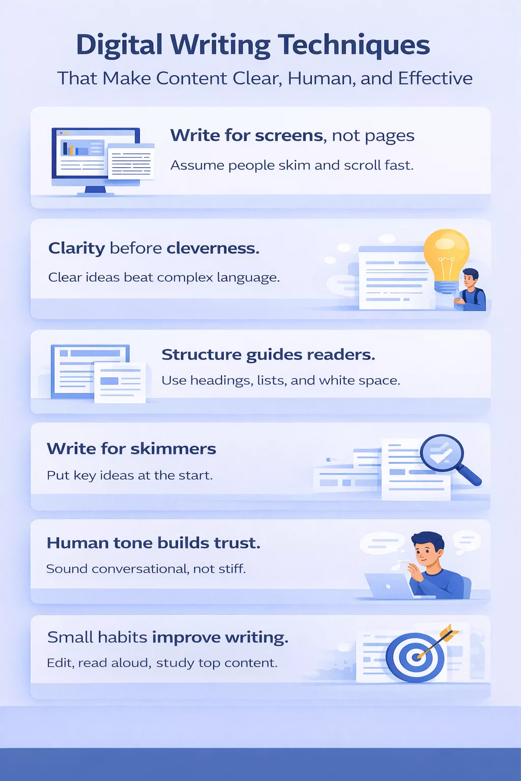 Digital writing techniques