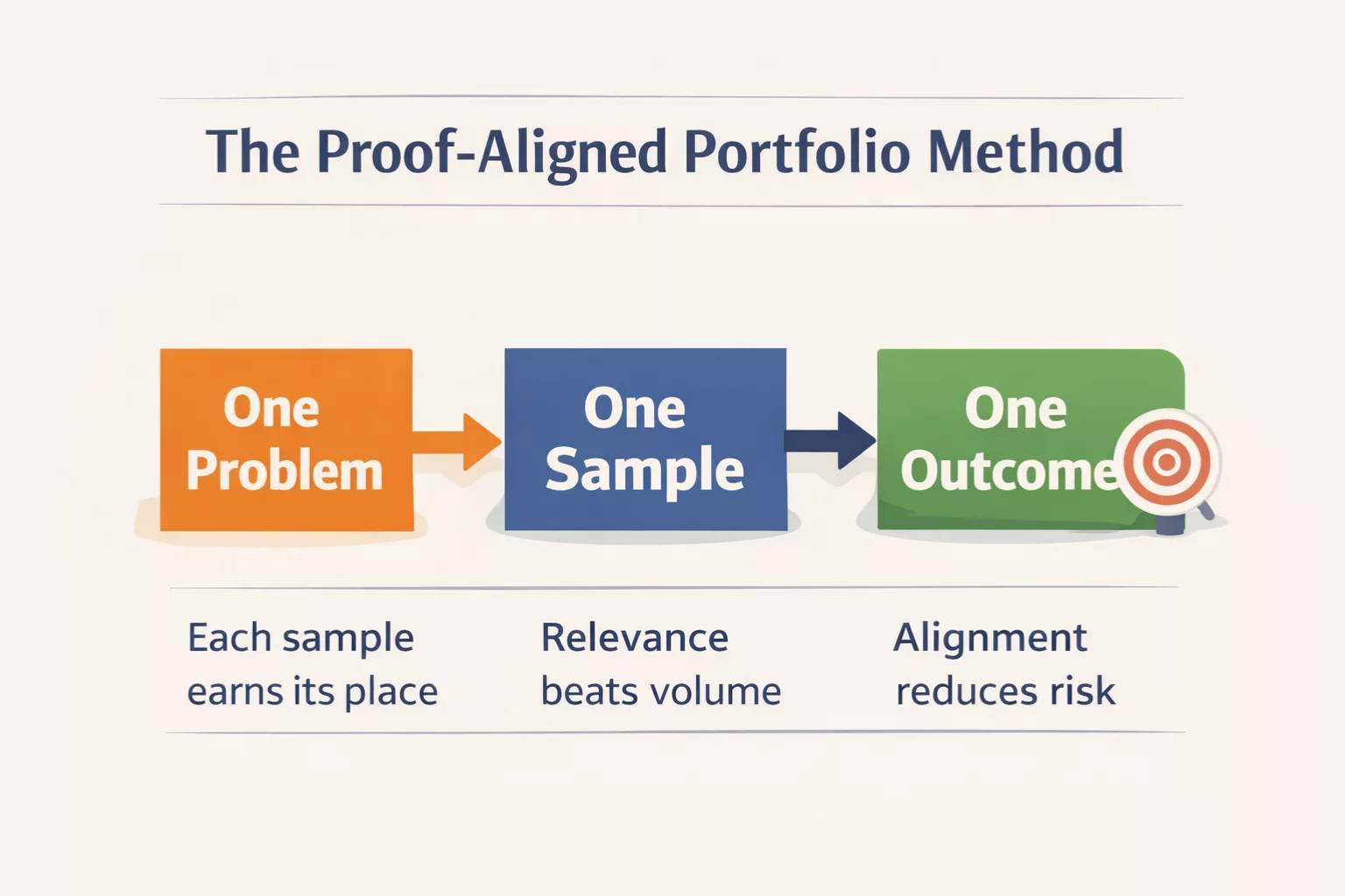 Proof-aligned portfolio method