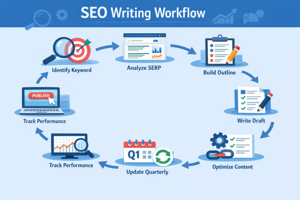 Seo writing workflow 