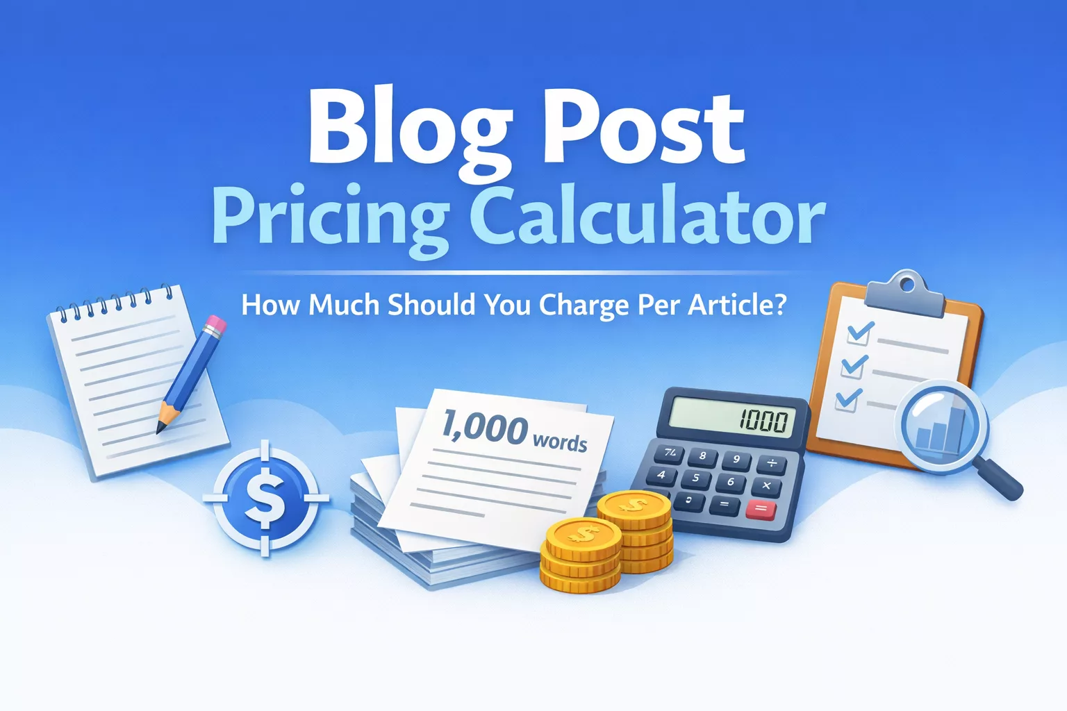 Blog post pricing calculator 