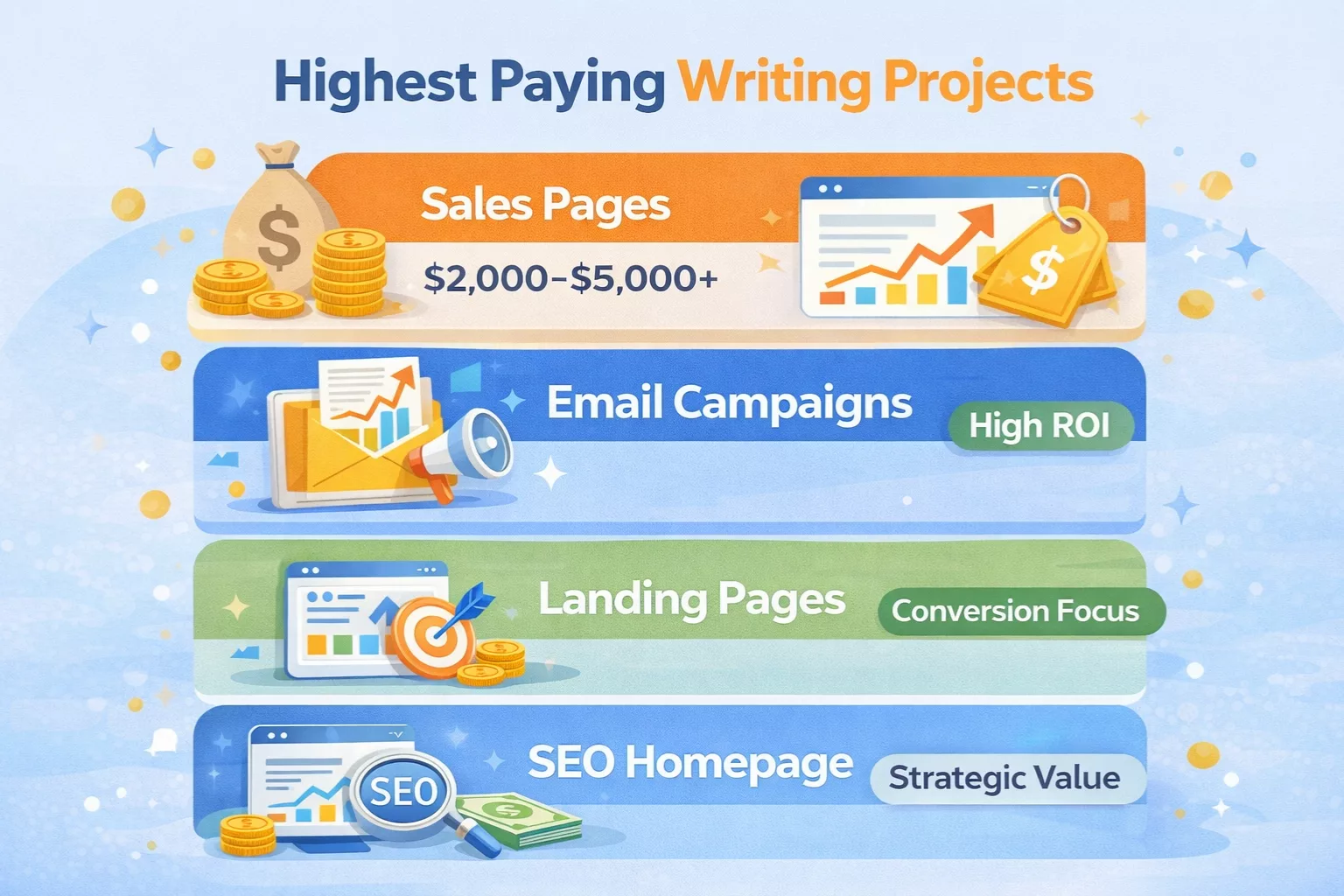Highest paying writing projects 