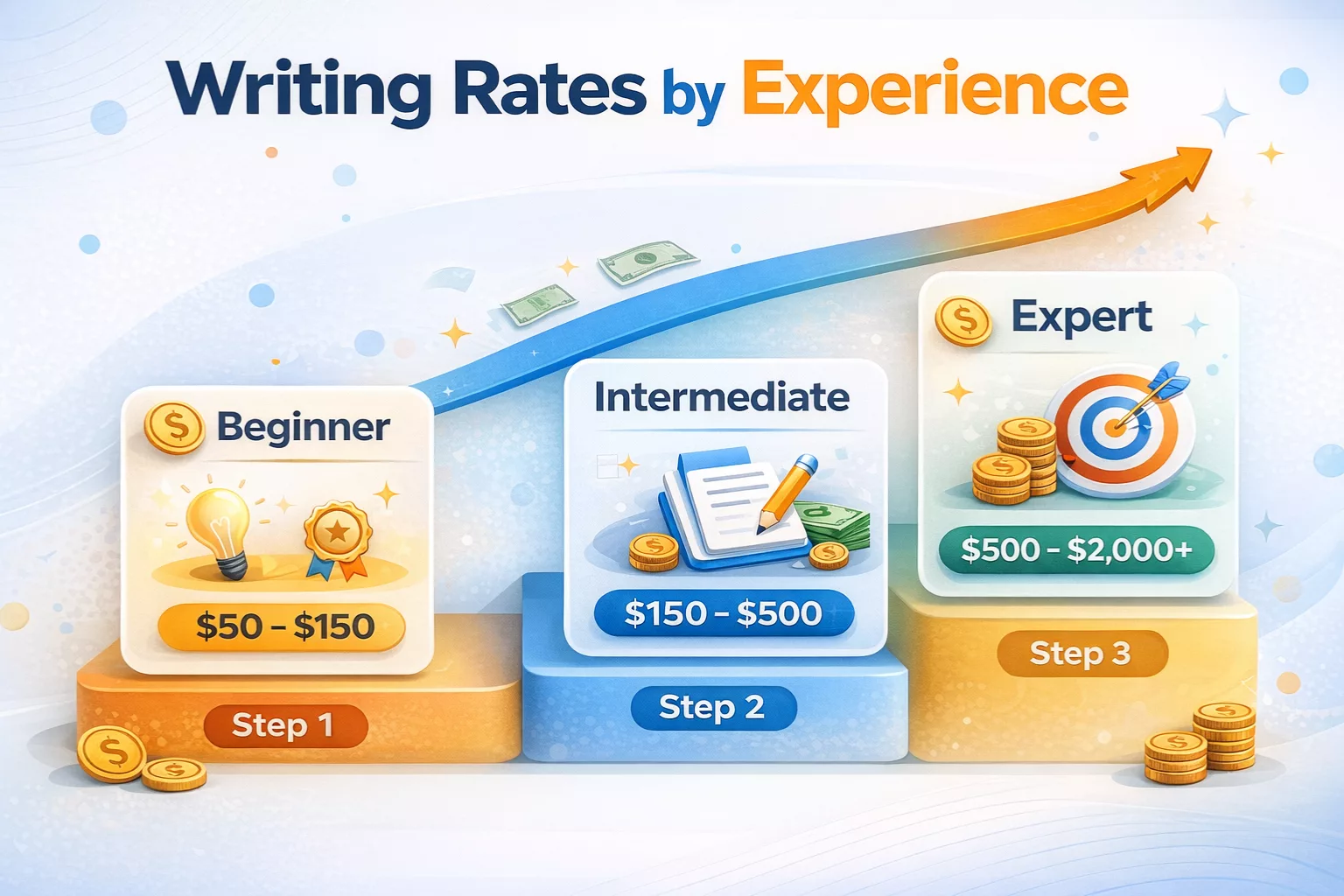 Digital writing rates by experience 