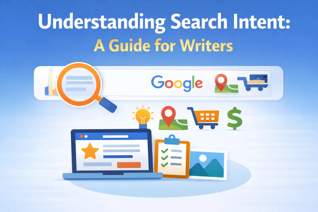 Search intent for writers