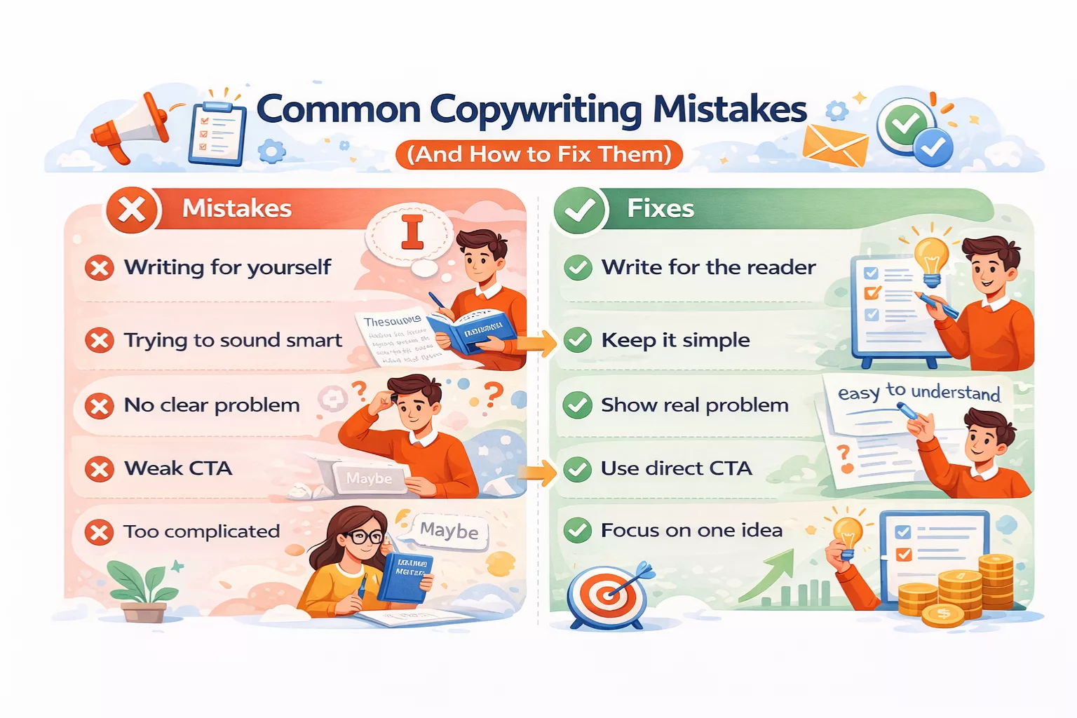 Copywriting mistakes