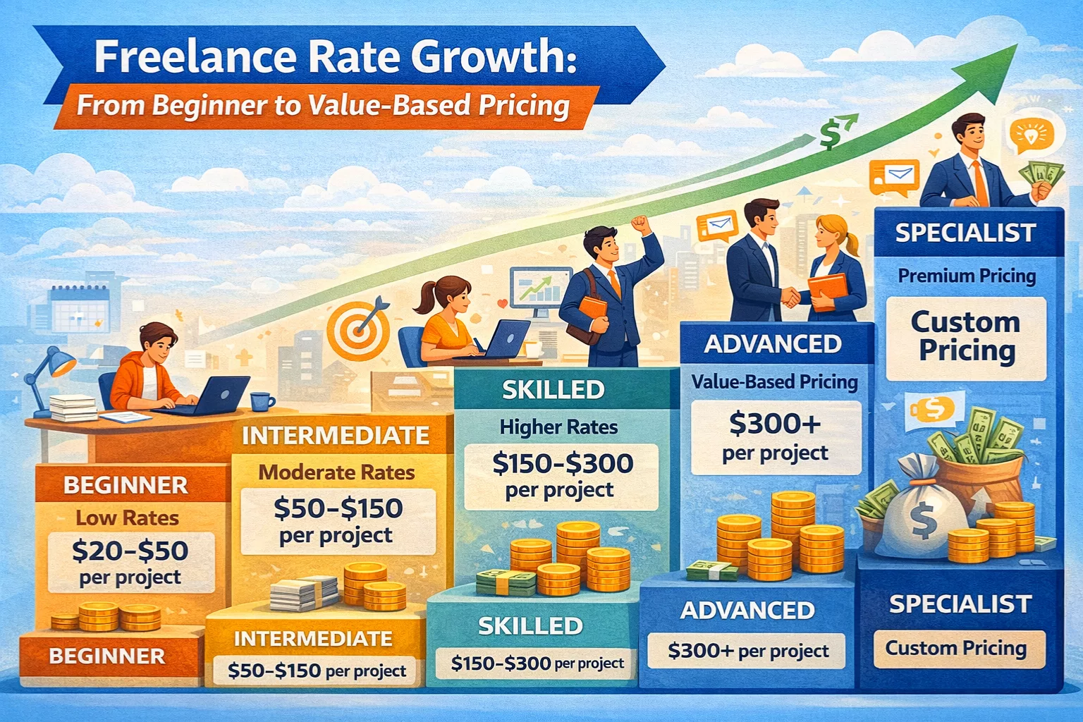 Freelance rates growth 