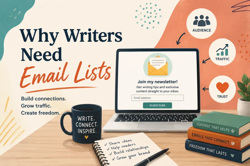 Why writers need email lists