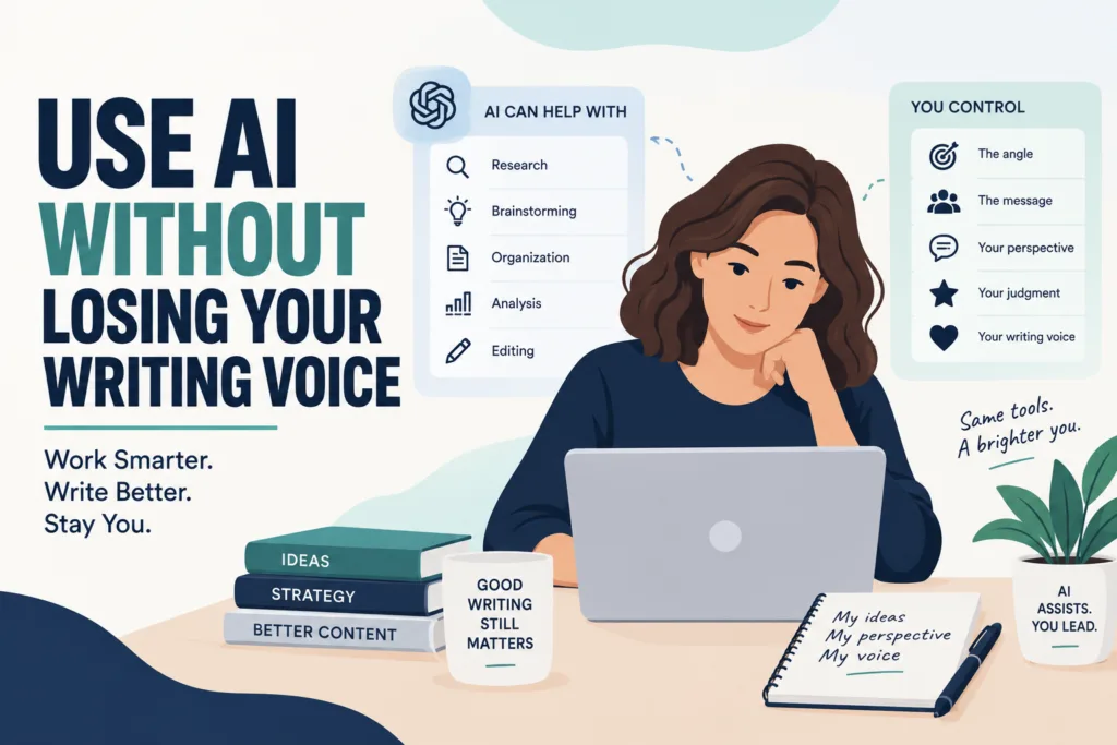 Use ai without losing your writing voice